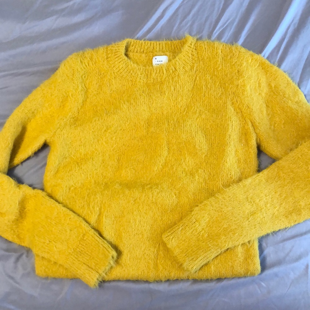 a fluffy sweater